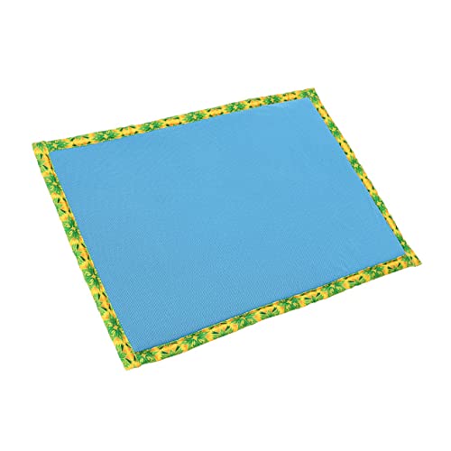 SEWOART 1 Stück Matte elektrisches Kühlkissen für Hunde Schaum Wasserdicht Plüsch waschbare haustiermatratze Tür waschbares Eispad Haustierkühlkissen selbstkühlende Decke Cooler Stoff Blue von SEWOART