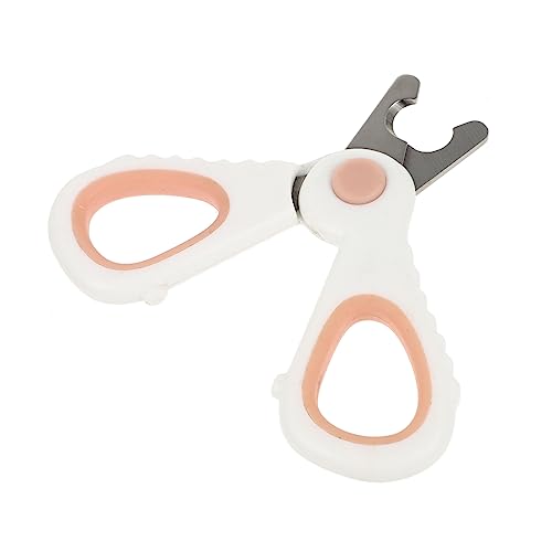 SEWOART 1 Stück Nagelknipser pet Grooming Tool hundenageltrimmer Welpe Werkzeug züchten Fingernagel klein Nagelschere für Haustiere Krallenschneider für Haustiere Rostfreier Stahl Rosa von SEWOART