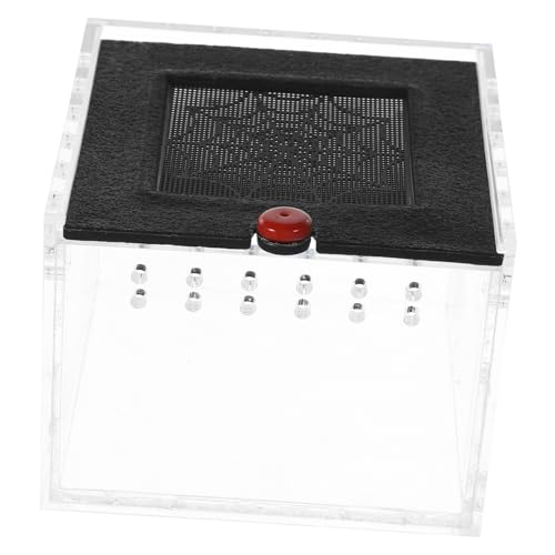 SEWOART Reptilien Terrarium Fütterung Kasten Acryl Kasten Für Skorpione Gecko Kleine Tiere Mit Belüftungsslitz SEWOART Reptilien Terrarium Fütterung Kasten Acryl Kasten Für Skorpione Gecko Kleine Tiere Mit Belüftungsslitz von SEWOART