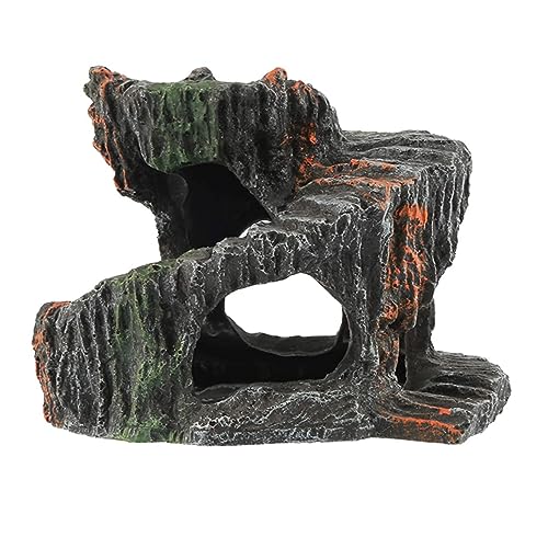 SEWOART 1 Stück Reptilienschildkröte Terrasse Aquarium Schmuck Aquarium Ornament Harz Schildkröte Tank Dekoration Leicht Zu Reinigen Und Zu Pflegen von SEWOART
