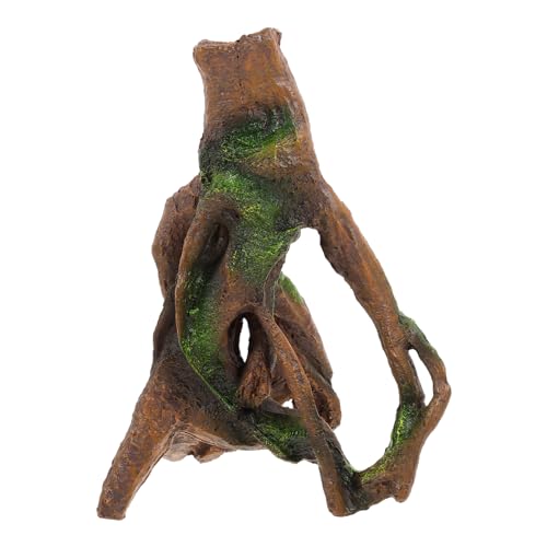 SEWOART 1 Stück Simulation Baumstamm Dekoration Baumstamm-Aquarium-Dekorationen Aquarium-baumwurzel Aquarium Schmuck Fisch Tank Log Dekorationen Für Aquarienstämme Ornamente Stumpf Harz von SEWOART