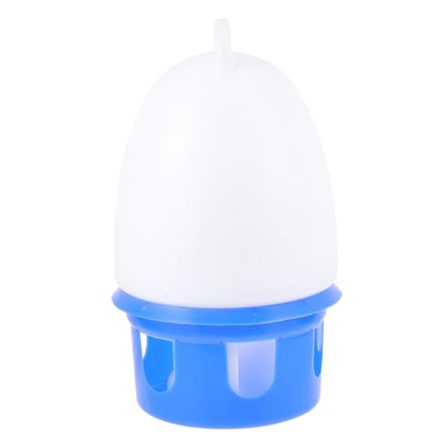 SEWOART 1 Stück Taubenkessel Fütterung Wasserbecher Für Geflügel Wassertrinker Taubentrinker Trinken Käfigtrinker Vogelwasser Wasserspender Für Tauben Vogel Wasserschale Und PVC Blue von SEWOART