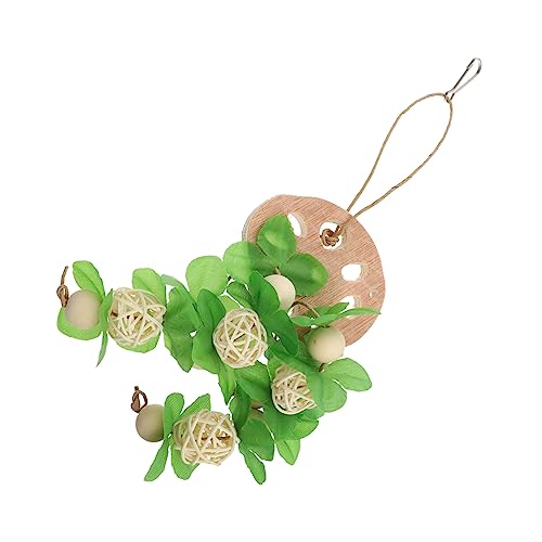 SEWOART 1 Stück chew Toy holzspielsachen vogelzubebehör Parrot Toys vogelkäfig zubehör vogelkäfige vogelkäfig käfig Bird cage Papagei Zahnen Vogel Schleifen Anhänger hölzern von SEWOART