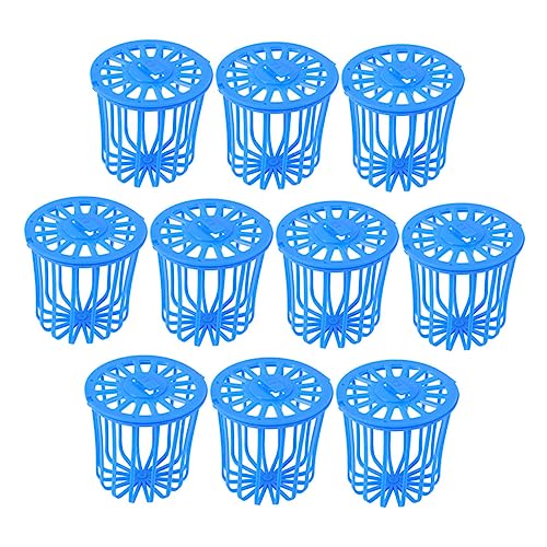 SEWOART 10 Stück Futterkorb für Vögel vogelfutterspender vogelfutterstelle Papageienfutterkorb Haustiere hängend Samen Haustier-Papagei-Gemüsekorb Vogelfutterkorb mit Früchten Plastik Blue von SEWOART