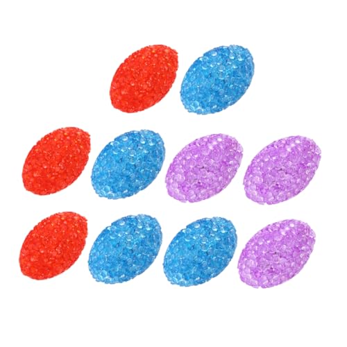 SEWOART 10 Stück Ovale Katzenspielzeug Mit Glöckchen Kunststoff Haustierspielzeug Katzenspielzeug Haustierbedarf SEWOART 10 Stück Ovale Katzenspielzeug Mit Glöckchen Kunststoff Haustierspielzeug Katzenspielzeug Haustierbedarf von SEWOART