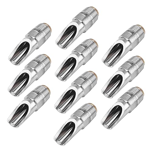 SEWOART 10 Stück Schweine Trinker Stroh Schweintrinker Anlasser Automatische Tränke Für Schweine Ferkel Füttern Hasenwasserflasche Wärmer Automatisches Huhn Tragen Rostfreier Stahl Silver von SEWOART