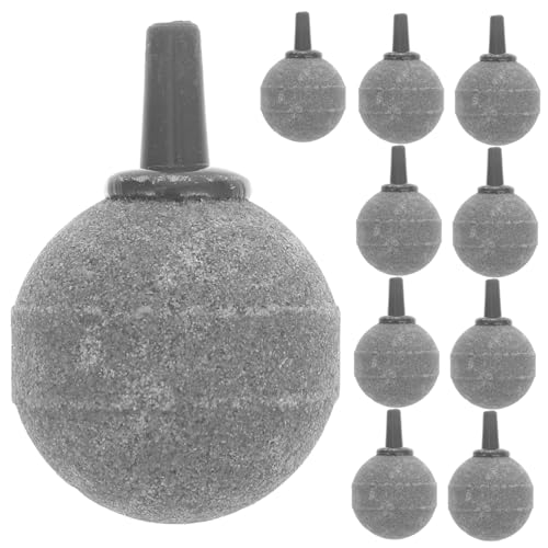 SEWOART 10 Stück Teiliges Aquarium Luftstein Set aus Langlebigem Dinas Material Gleichmäßiger Blasen Diffusor Wiederverwendbar für Sprudelnde Sauerstoffversorgung im Fischbehälter von SEWOART