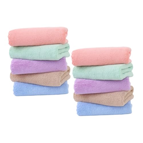 SEWOART 10 Stück Teiliges Kleine Haustier Fleece Einlagen Weiche Käfigunterlage Waschbar Vielseitig Für Meerschweinchen Hamster Kaninchen Und Kleine Tiere von SEWOART