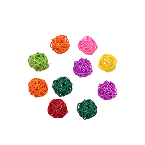 SEWOART 10 Stück Vogelspielzeug Aus Rattan Kauen Hamsterkorb Rattankugeln Papageienspielzeug Klein Zubehör Mini Weide Papageienkäfig Vögel Vogelkäfig Ball Hölzern SEWOART 10 Stück Vogelspielzeug Aus Rattan Kauen Hamsterkorb Rattankugeln Papageienspielzeug Klein Zubehör Mini Weide Papageienkäfig Vögel Vogelkäfig Ball Hölzern von SEWOART
