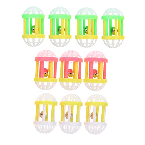 SEWOART Tragbares Katzenspielzeug Kätzchen-Spielbälle 10 Stück Katzenspielzeugbälle für Hauskatzen Kätzchenbedarf zufällige Farbe SEWOART Tragbares Katzenspielzeug Kätzchen-Spielbälle 10 Stück Katzenspielzeugbälle für Hauskatzen Kätzchenbedarf zufällige Farbe von SEWOART