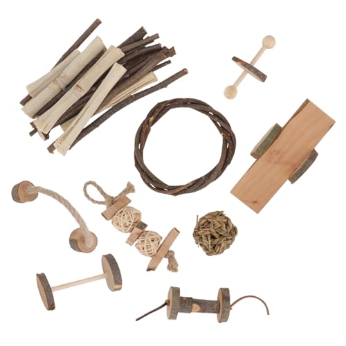 SEWOART Spielzeug Für Kleintiere Aus Holz Kauspielzeug Für Hamster Mäuse Und Andere Kleintiere Zum Spielen Und Kauen SEWOART Spielzeug Für Kleintiere Aus Holz Kauspielzeug Für Hamster Mäuse Und Andere Kleintiere Zum Spielen Und Kauen von SEWOART