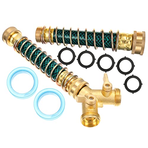 SEWOART 11stücke Teiliges Messing Garten Schlauchanschluss Förmigem Wasserverteiler Hochdruck-wasserschutz Und Präzisen Dichtungen Für Gartenbewässerung Und Schlauchanschlüsse SEWOART 11stücke Teiliges Messing Garten Schlauchanschluss Förmigem Wasserverteiler Hochdruck-wasserschutz Und Präzisen Dichtungen Für Gartenbewässerung Und Schlauchanschlüsse von SEWOART