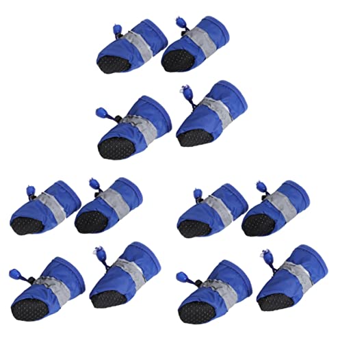 SEWOART 12 STK Hundeschuhe Strandschuhe für Hunde Booties für Hundepfoten Schneestiefel für Welpen Hunde-Leggings Anti-Hunde-Stiefel Hunde Schuhe Dog Shoes Stiefel für Hunde Hundestiefel von SEWOART