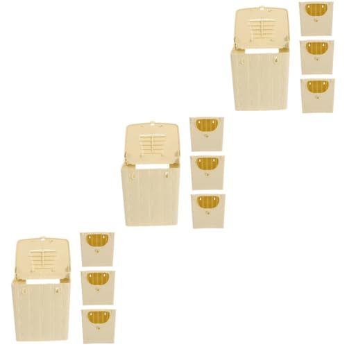 SEWOART 3sets Box Finken Vogel Zucht Käfige Für Finken Haustier Käfig Hängen Box Vogel Liefert 4 Stücke * 3 von SEWOART