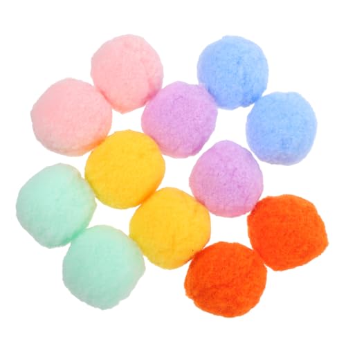 SEWOART Buntes Katzenspielzeug Mit Plüschbällen 12 Regenbogen-katzenbälle Weicher Federball Interaktives Spielzeug Für Hauskatzen Kätzchen Spielen Training SEWOART Buntes Katzenspielzeug Mit Plüschbällen 12 Regenbogen-katzenbälle Weicher Federball Interaktives Spielzeug Für Hauskatzen Kätzchen Spielen Training von SEWOART