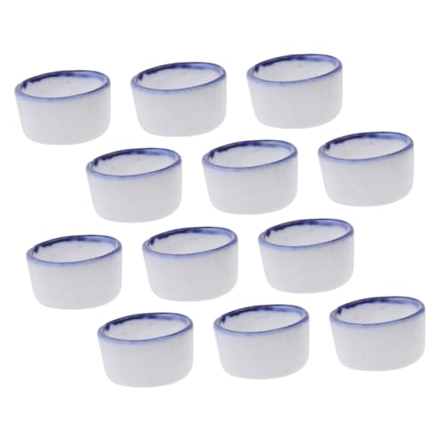 SEWOART 12 Stück Mini Keramische Wasserschale für Spinnen und Skorpione Transparentes Design Vielseitig Einsetzbar Robust und Platzsparend für Reptilienpflege SEWOART 12 Stück Mini Keramische Wasserschale für Spinnen und Skorpione Transparentes Design Vielseitig Einsetzbar Robust und Platzsparend für Reptilienpflege von SEWOART
