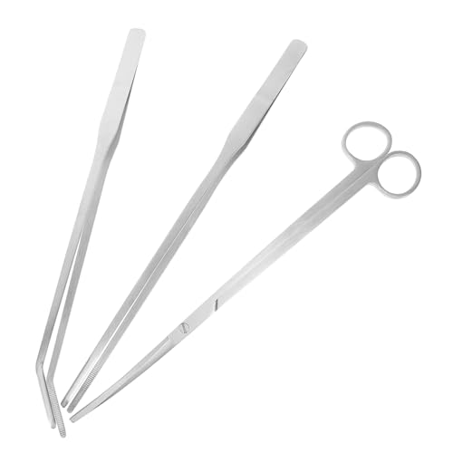SEWOART 1Satz Aquarium Trimmwerkzeug Teiliges Aquascaping Tool für Wasserpflanzen Gebogener und Pinzetten für Süß und Salzwasseraquarien SEWOART 1Satz Aquarium Trimmwerkzeug Teiliges Aquascaping Tool für Wasserpflanzen Gebogener und Pinzetten für Süß und Salzwasseraquarien von SEWOART