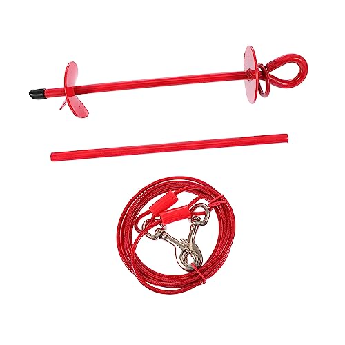 SEWOART 1Satz Drehbarer Hundeleinen Halter Aus Rostfreiem Stabiler Fixator Für Bewegungsfreiheit Für Training Gartenarbeit Und Outdoor Aktivitäten Lang SEWOART 1Satz Drehbarer Hundeleinen Halter Aus Rostfreiem Stabiler Fixator Für Bewegungsfreiheit Für Training Gartenarbeit Und Outdoor Aktivitäten Lang von SEWOART