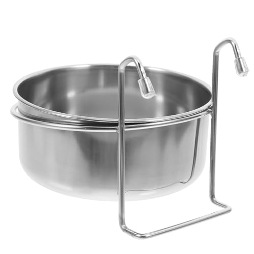 SEWOART Edelstahl Hängen Pet Bowl Pet Feeder Käfig Pet Bowl Hundefutter Schüssel Einfache Reinigung SEWOART Edelstahl Hängen Pet Bowl Pet Feeder Käfig Pet Bowl Hundefutter Schüssel Einfache Reinigung von SEWOART