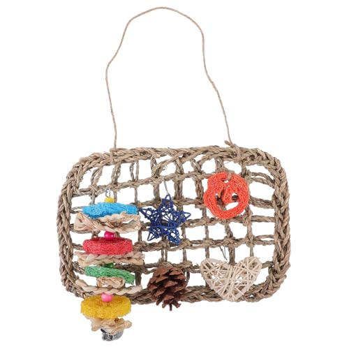 SEWOART Spielzeug Satz Für Kleintiere Kauspielzeug Für Kaninchen Ratten Meerschweinchen Hängendes Spielzeug Zum Knabbern Und Klettern von SEWOART