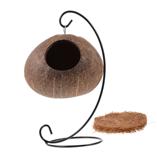 SEWOART Hamsterhängematte Für Käfig Spielzeug Für Kleintiere Ruheplatz Aus Kokosnussschale von SEWOART
