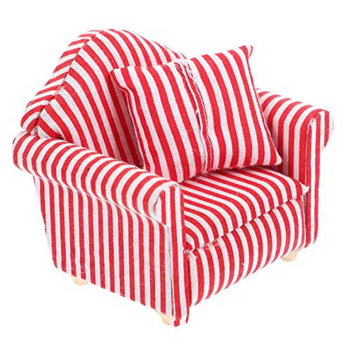 SEWOART 1Satz Kompaktes Hamstersofa für Kleine Haustiere Lustiges Hamsterspielzeug zur Dekoration Rotes und Weißes Gestreiftes Sofa für Käfige und Häuser Bequem zu Reinigen SEWOART 1Satz Kompaktes Hamstersofa für Kleine Haustiere Lustiges Hamsterspielzeug zur Dekoration Rotes und Weißes Gestreiftes Sofa für Käfige und Häuser Bequem zu Reinigen von SEWOART