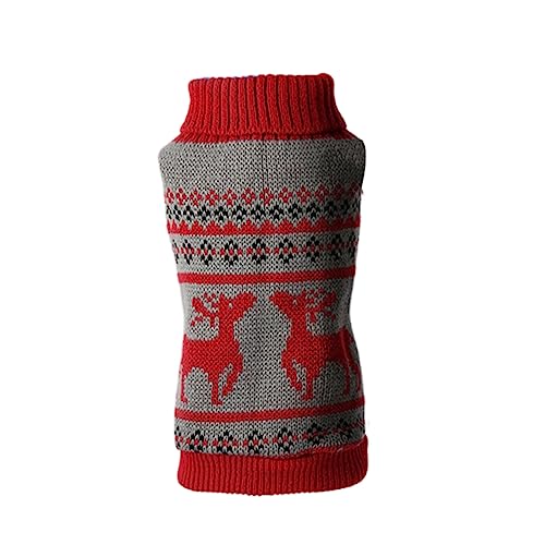 SEWOART Pullover 1Stk Hundemäntel Weihnachts-Haustier-Outfit Hunde-Outfits süße Hundepullover Weihnachtspullover Kleider Haustierkleidung Party-Hundetuch Hundekleidung Weihnachtsmantel von SEWOART