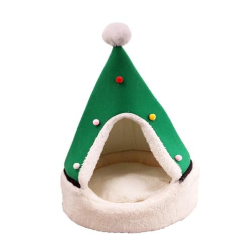 SEWOART 1Stk Weihnachtshaustiernest Welpenbetthaus drinnen Zelt Haustierbett Haustierzubehör Baumform das Bett Weihnachtsbaum Haustierhaus Urlaub hochwertige PP-Baumwolle SEWOART 1Stk Weihnachtshaustiernest Welpenbetthaus drinnen Zelt Haustierbett Haustierzubehör Baumform das Bett Weihnachtsbaum Haustierhaus Urlaub hochwertige PP-Baumwolle von SEWOART