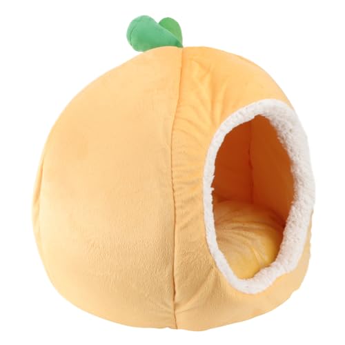 SEWOART Haustierbett Warmes Hundenest Bett Orange Bequemes Haustierbett für Hunde Welpen Kleintiere Mehrzweck SEWOART Haustierbett Warmes Hundenest Bett Orange Bequemes Haustierbett für Hunde Welpen Kleintiere Mehrzweck von SEWOART