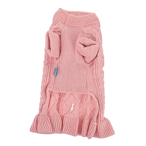 SEWOART Hund Warme Mantel Haustier Pullover Rock Acryl Fasern Plüsch Bälle Komfortable Mode SEWOART Hund Warme Mantel Haustier Pullover Rock Acryl Fasern Plüsch Bälle Komfortable Mode von SEWOART