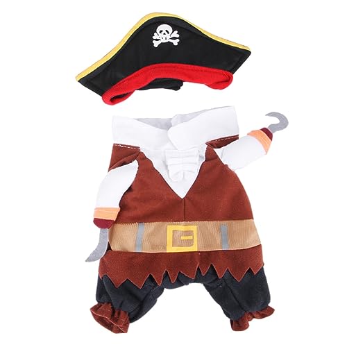 SEWOART 1stk Hundekleidung Verwandeln Halloween-Haustier-Overalls Kleine Hunde-Outfits Piratenkostüm Für Haustiere Pullover Mantel Hund Halloween Der Hund Haustierzubehör von SEWOART