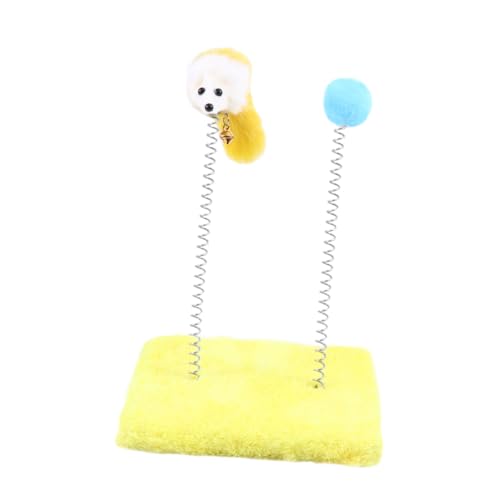 SEWOART 1stk Kletterspielzeug Für Hängendes Katzenspielzeug Kätzchenspielzeug Leckerli- Für Katzenspielzeug Kratzer Für Wurf Katzenball Yellow SEWOART 1stk Kletterspielzeug Für Hängendes Katzenspielzeug Kätzchenspielzeug Leckerli- Für Katzenspielzeug Kratzer Für Wurf Katzenball Yellow von SEWOART