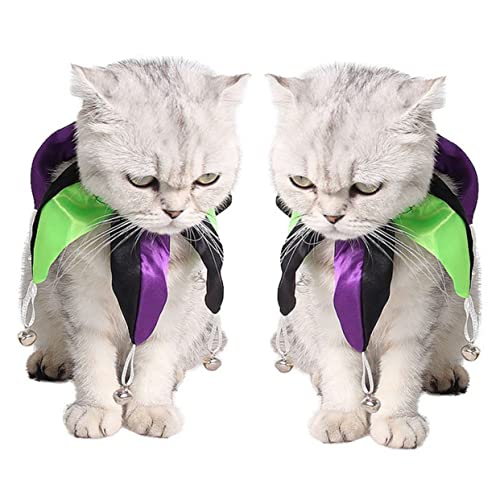 SEWOART Katzen- Und Hundehalsband 2er-Pack Halloween-Party- Schwarz/grün Größe S Haustier-Halskette SEWOART Katzen- Und Hundehalsband 2er-Pack Halloween-Party- Schwarz/grün Größe S Haustier-Halskette von SEWOART