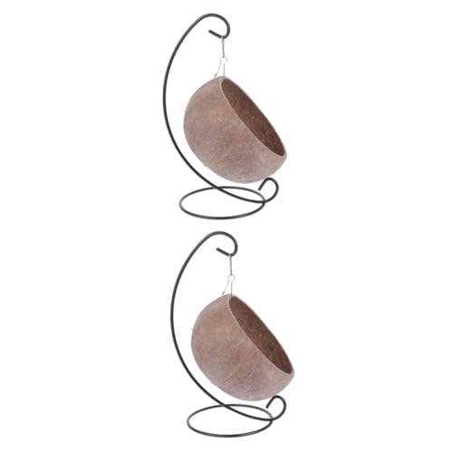 SEWOART 2 Stücke Tier Nest Hamster Coconut Shell Nest Hängen Hamster Spielzeug Für Hamster SEWOART 2 Stücke Tier Nest Hamster Coconut Shell Nest Hängen Hamster Spielzeug Für Hamster von SEWOART