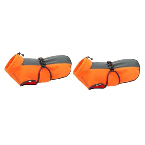 SEWOART 2 Stück Polyester-hundejacke Gemütlicher Hundemantel Warmer Haustiermantel Welpen Reflektierende Weste Für Kaltes Wetter SEWOART 2 Stück Polyester-hundejacke Gemütlicher Hundemantel Warmer Haustiermantel Welpen Reflektierende Weste Für Kaltes Wetter von SEWOART