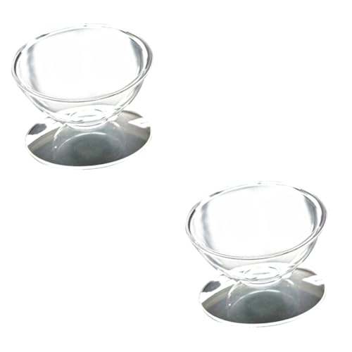 SEWOART 2 Stücke Acryl Katzenfutter Schüssel Gekippt Feeder Erhöhten Basis Für Pet Versorgung Weiß SEWOART 2 Stücke Acryl Katzenfutter Schüssel Gekippt Feeder Erhöhten Basis Für Pet Versorgung Weiß von SEWOART