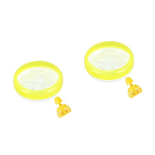 SEWOART 2 Stück 14 cm Mehrzweck-laufrad Für Haustiere Leise Hamster-laufscheibe Kleintierspielzeug Für Käfigstabilität von SEWOART