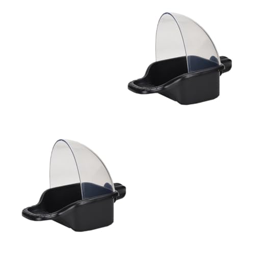 SEWOART 2 Stücke Pet Feeder Papagei Lebensmittel Box Vogel Feeder Dicht Vogel Badewanne Für Vögel SEWOART 2 Stücke Pet Feeder Papagei Lebensmittel Box Vogel Feeder Dicht Vogel Badewanne Für Vögel von SEWOART