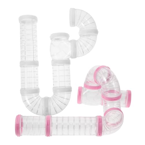 SEWOART Haustiergehege Hamsteranzug Tunnel-Set Verbindungsstück Für Hamsterkäfig 2 Sets Weiß SEWOART Haustiergehege Hamsteranzug Tunnel-Set Verbindungsstück Für Hamsterkäfig 2 Sets Weiß von SEWOART