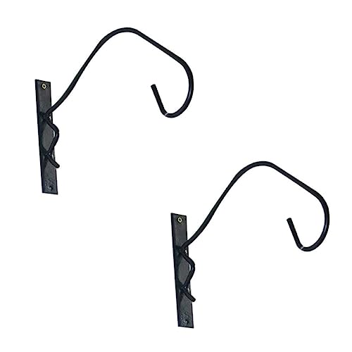 SEWOART 2 Stück Blumenampelhalter Eisen Hängende Wandhalterung für Blumentöpfe Stabile Konstruktion für Garten und Dekorativer Pflanzkübel Haken SEWOART 2 Stück Blumenampelhalter Eisen Hängende Wandhalterung für Blumentöpfe Stabile Konstruktion für Garten und Dekorativer Pflanzkübel Haken von SEWOART