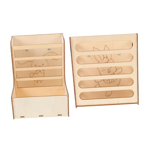 SEWOART 2 Stück Hasengrasständer Käfigregal Heu Füttern Kaninchenfutter Frettchen Heu Für Kaninchen Coop Futterautomat Für Pferdeheu Hasengeschirr Und Leine Hasenkäfig Hölzern SEWOART 2 Stück Hasengrasständer Käfigregal Heu Füttern Kaninchenfutter Frettchen Heu Für Kaninchen Coop Futterautomat Für Pferdeheu Hasengeschirr Und Leine Hasenkäfig Hölzern von SEWOART