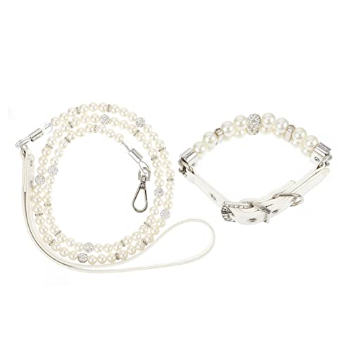 SEWOART 2 Stück Haustierhalsband Stichworte Haustier Hund Perlenhalsband Für Kleine Hunde Hundehalsband Reflektierend Hund Für Mittelgroße Hunde Perlenhalsband Für Welpen Für Hunde Pu von SEWOART
