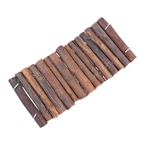 SEWOART 2 Stück Holz-hamsterleiter-Spielzeug Reptilien-klettergerät Natürliche Verstecke Für Kleintiere SEWOART 2 Stück Holz-hamsterleiter-Spielzeug Reptilien-klettergerät Natürliche Verstecke Für Kleintiere von SEWOART