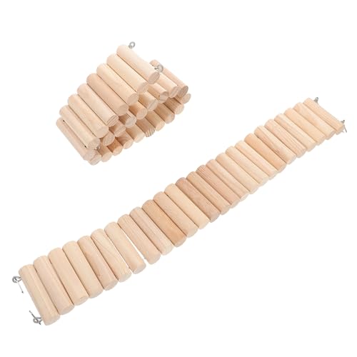 SEWOART 2 Stück Holzleiter für Hamster Biegsame Brücke für Kleintiere DIY Klettergerüst für und Außenbereich Robust und Tragbar Fördert Interaktion und Spielspaß SEWOART 2 Stück Holzleiter für Hamster Biegsame Brücke für Kleintiere DIY Klettergerüst für und Außenbereich Robust und Tragbar Fördert Interaktion und Spielspaß von SEWOART