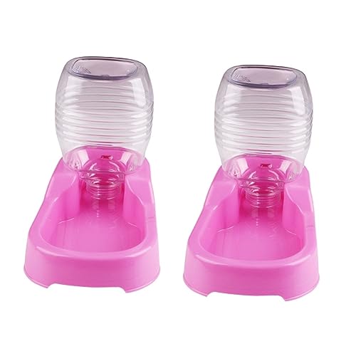 SEWOART 2 Stücke Haustier Wasser Feeder Bowl 500ml Hund Welpen Trinken Werkzeug Auto Pet Feeder Nicht-Design Sicher von SEWOART