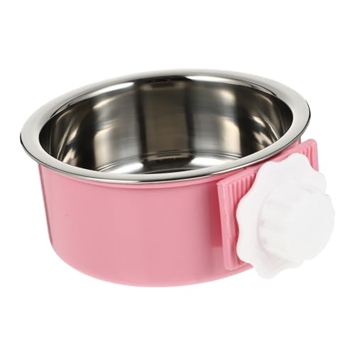 SEWOART 2 Stück Hundenapf Zum Aufhängen Katzennapf Hundefutternapf Hundekiste Wasserflaschenspender Haustier Futternapf Vogelfutternapf Tasse Hundefutter Wassernapf von SEWOART