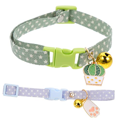 SEWOART 2 Stück Kätzchenhalsbänder für Mädchen Katzenhalsbänder Zubehör Körperpflege Haustier Katze Katzenmarke Katzenhalsband für Katzen Babykätzchenkragen Baumwolle Polyester SEWOART 2 Stück Kätzchenhalsbänder für Mädchen Katzenhalsbänder Zubehör Körperpflege Haustier Katze Katzenmarke Katzenhalsband für Katzen Babykätzchenkragen Baumwolle Polyester von SEWOART