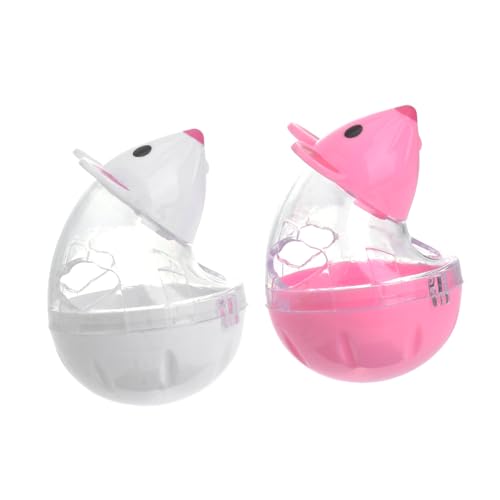 SEWOART 2 Stück Katzenfutter interaktives Katzen cat Accessories katzrnzubehör spielsachen für Katzen Puzzle-Feeder Katzenbedarf Futterautomat für Haustiere von SEWOART