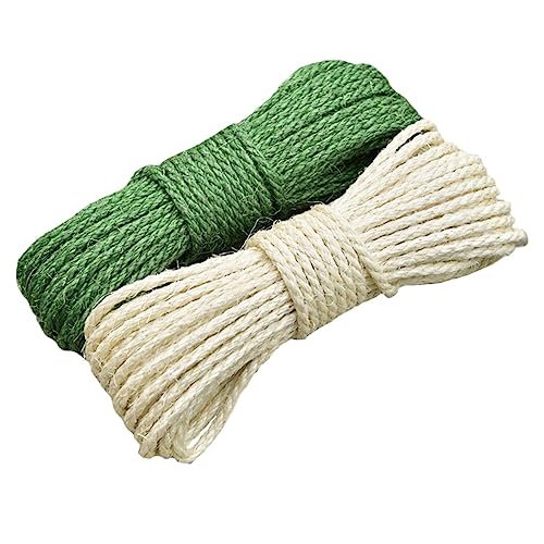 SEWOART 2 Stück Katzengreifsäulenseil katzenkratzbaum katzenkratzmatte Katzenkratztonne cat Tree Kratzer gedrehtes Sisalseil praktisches Hanfseil Ersatz-Hanfseil für den Haushalt Green SEWOART 2 Stück Katzengreifsäulenseil katzenkratzbaum katzenkratzmatte Katzenkratztonne cat Tree Kratzer gedrehtes Sisalseil praktisches Hanfseil Ersatz-Hanfseil für den Haushalt Green von SEWOART
