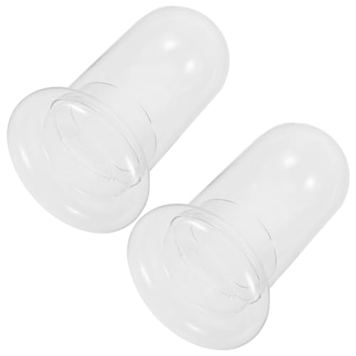 SEWOART 2 Stück Moosglas Selber Machen Bausatz Terrarienflasche Klein Terrarium Kuppelglas Mikro-landschaftsflasche Pflanzen Mini Cloche-Terrarium Drinnen Terrarienset Farn Borosilikatglas von SEWOART